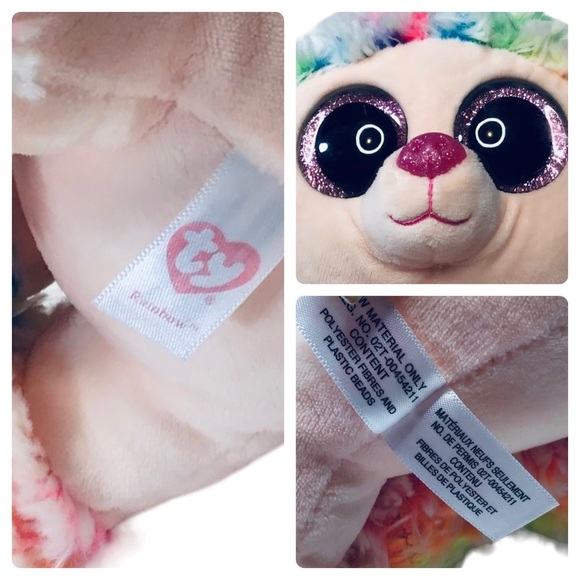 TY Beanie Boos - Rainbow Poodle - 9” Tall - Picture 9 of 11